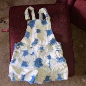 Ty’s dye washed jean shorts